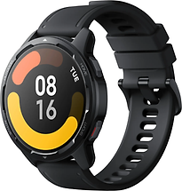 Image of Xiaomi Watch S1 Active 46 mm zwart op siliconen bandje zwart [wifi] (Refurbished)