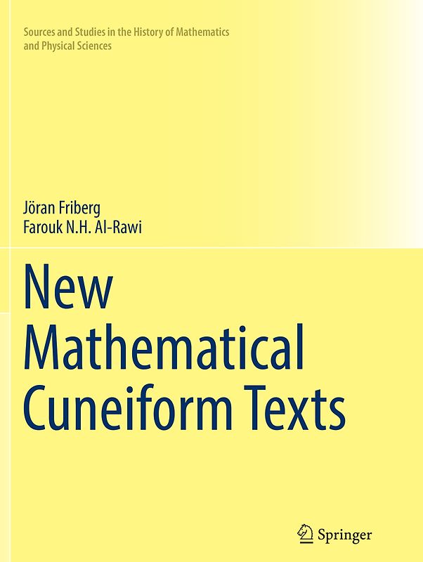 New Mathematical Cuneiform Texts