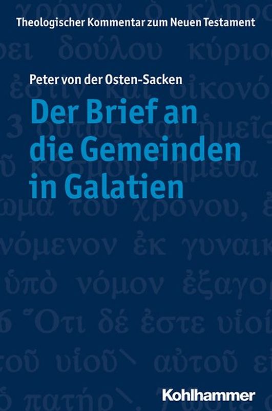 Der Brief an die Gemeinden in Galatien
