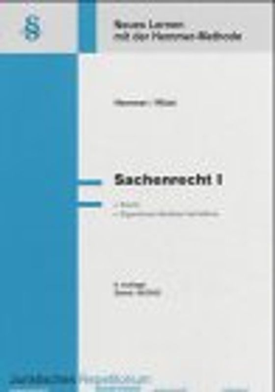 Sachenrecht I