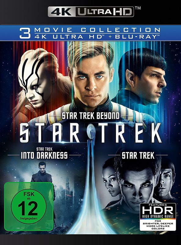 Star Trek - Three Movie Collection [inkl. Blu-ray] 4K Ultra HD Blu-ray