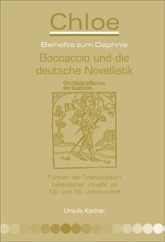 Boccaccio und die deutsche Novellistik