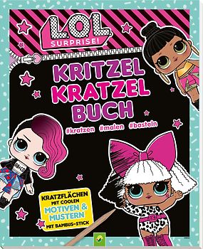 L.O.L. Surprise! Kritzel-Kratzel-Buch mit Bambus-Stick