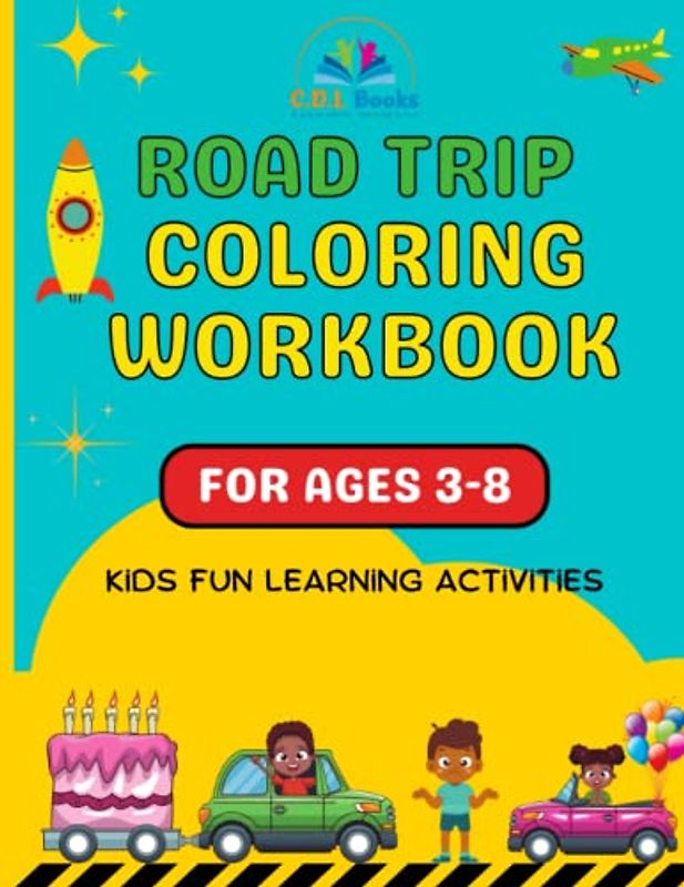 "Road Trip" Coloring Workbook