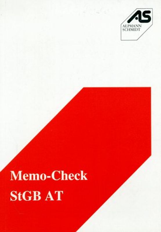 Memo-Check StGB AT. Examenstest