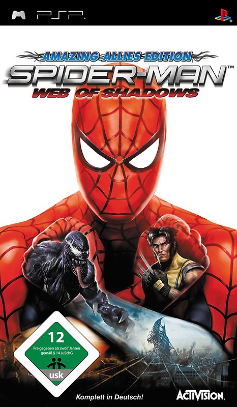 Spiderman: Web of Shadows PlayStation Portable
