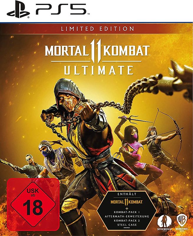 Mortal Kombat 11 Ultimate [Limited Edition, inkl. Steelbook, Magnet] PlayStation 5