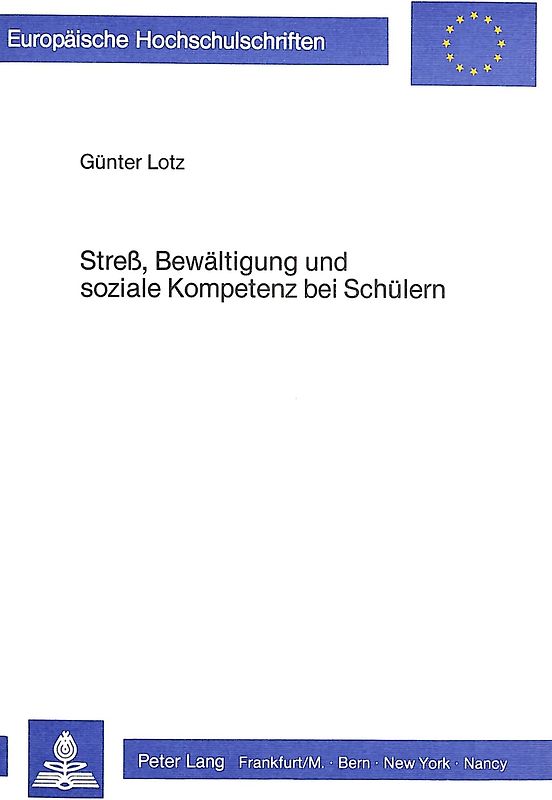 Stress, Bewältigung und soziale Kompetenz bei Schülern