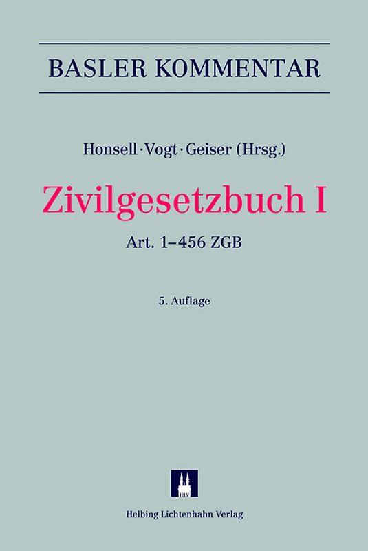 Zivilgesetzbuch I