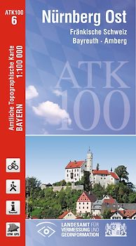 ATK100-6 Nürnberg Ost (Amtliche Topographische Karte 1:100000)