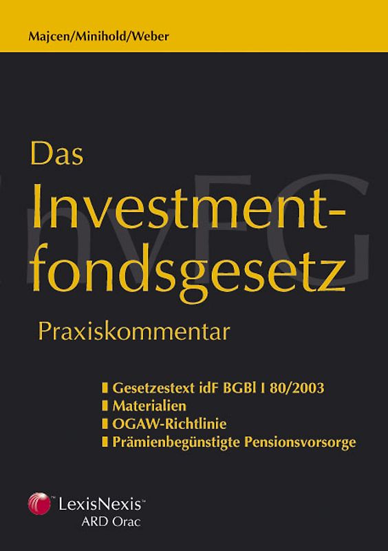 Das Investmentfondsgesetz