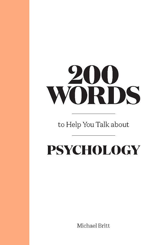 200 Words to Help You Talk about Psychology