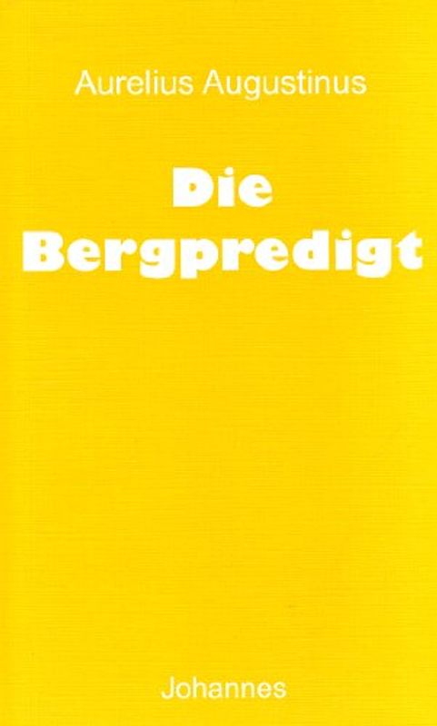 Die Bergpredigt