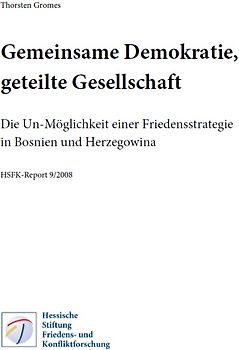 Gemeinsame Demokratie, geteilte Gesellschaft