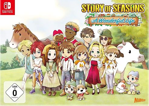 Story of Seasons: A Wonderful Life [Limited Edition, inkl. Sticker, Poster, Notizbuch] Nintendo Switch