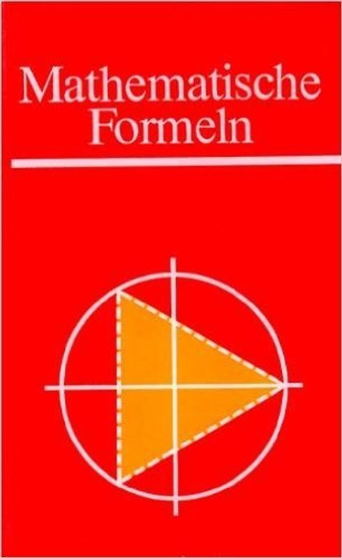 Mathematische Formeln. - Hans-Jochen Bartsch