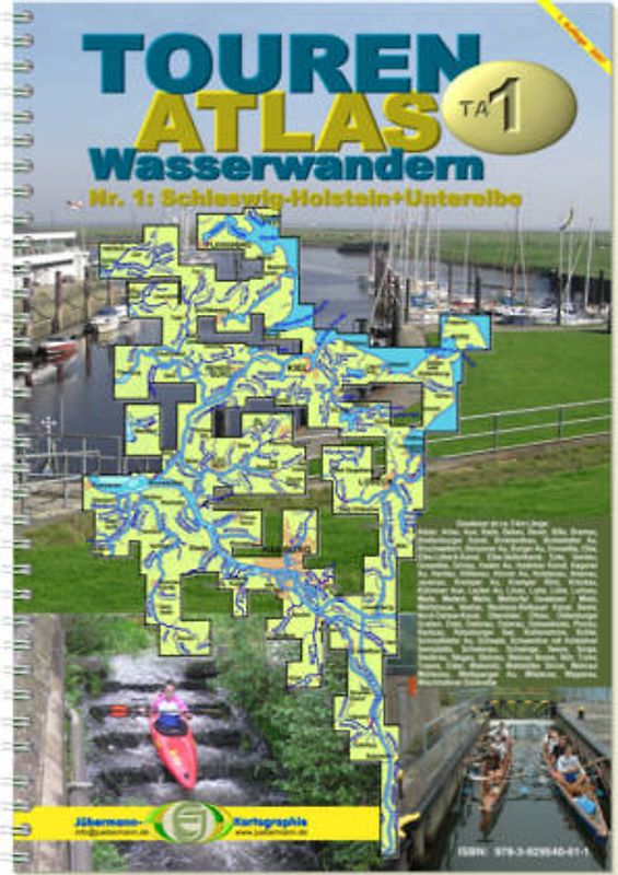 TourenAtlas Wasserwandern / TA1 Schleswig-Holstein-Unterelbe