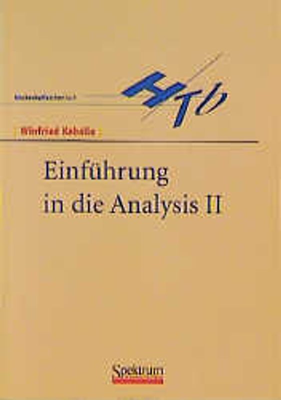 Einführung in die Analysis II