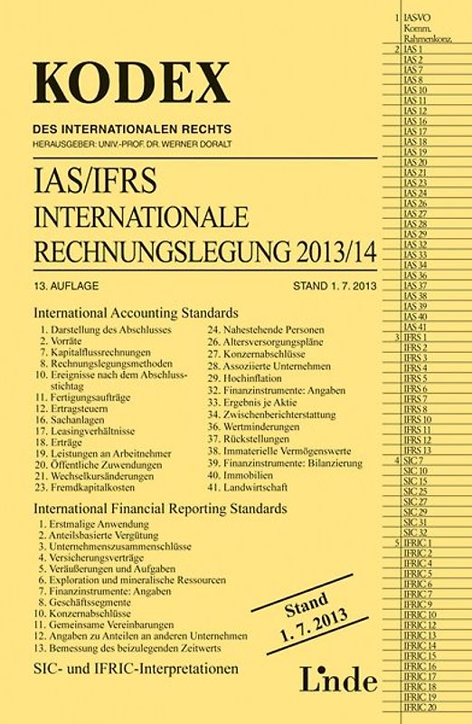 KODEX Internationale Rechnungslegung IAS/IFRS 2013/14