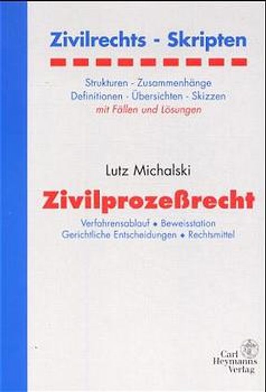 Zivilrechts-Skripten - Zivilprozessrecht