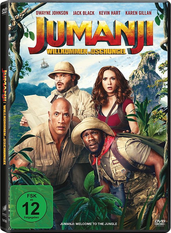 Jumanji: Willkommen im Dschungel DVD