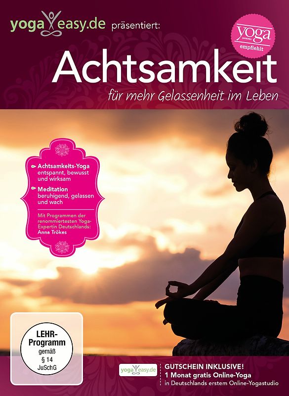 YogaEasy.de - ACHTSAMKEIT - für mehr Gelassenheit im Leben DVD