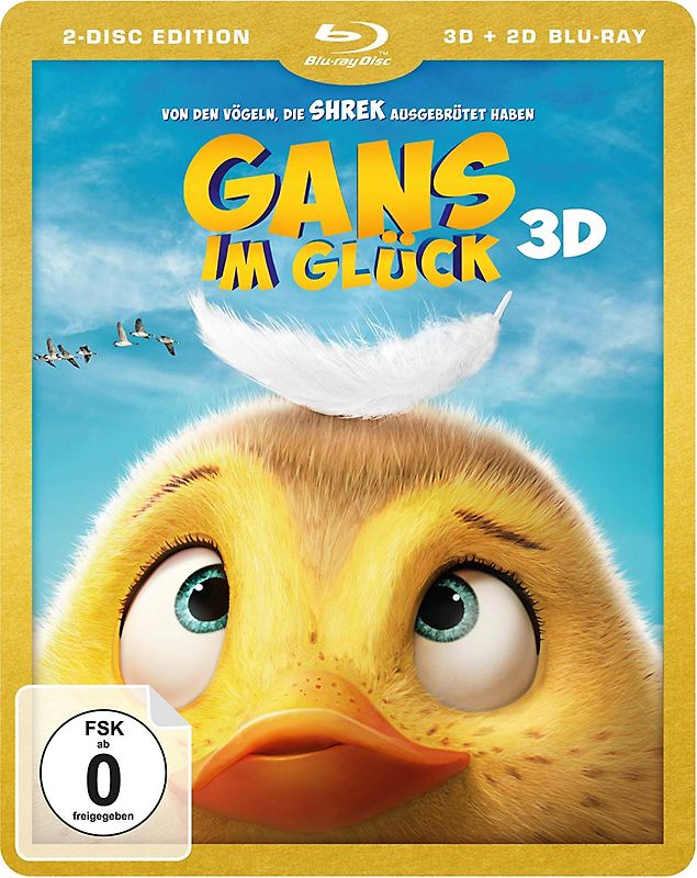 Gans im Glück 3D [inkl. DVD] 3D Blu-ray Disc
