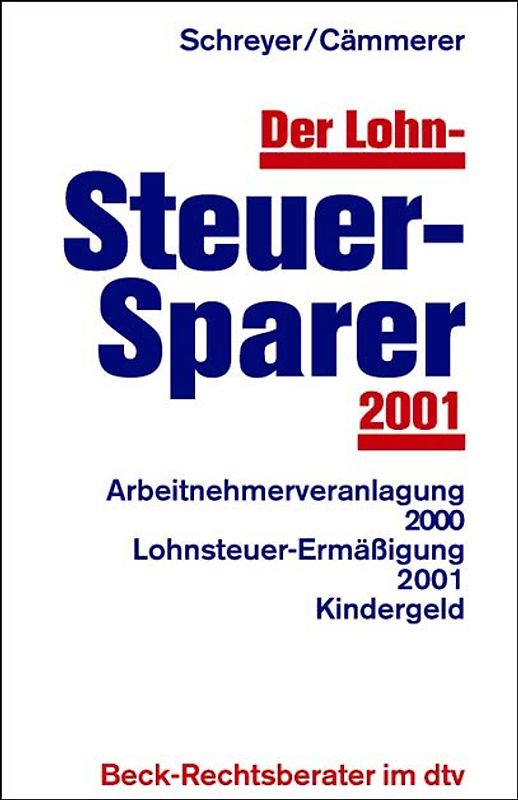 Der Lohn-Steuersparer 2001
