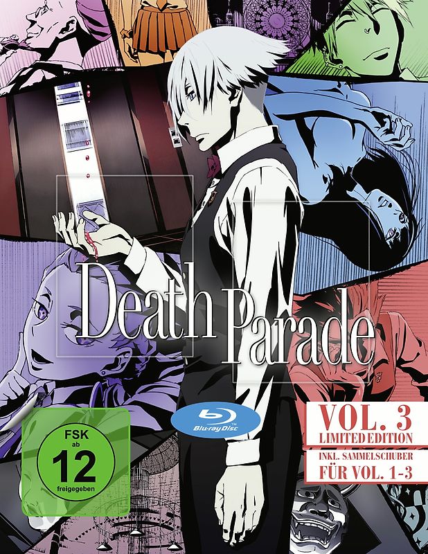 Death Parade Vol. 3 Blu-ray Disc