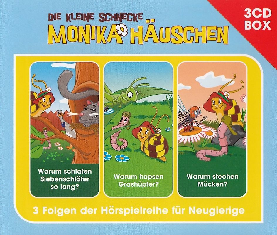 Die kleine Schnecke Monika Häuschen: Vol. 4 - 3 Folgen der Hörspielreihe für Neugierige [3 CDs]