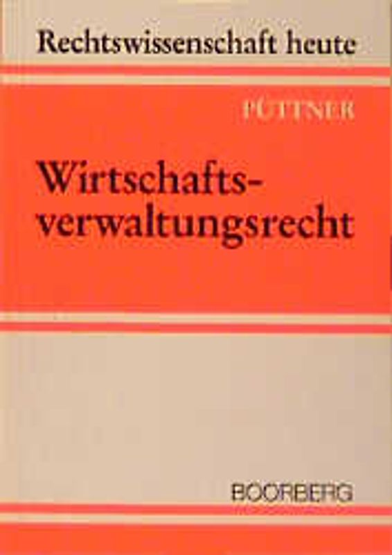 Wirtschaftsverwaltungsrecht
