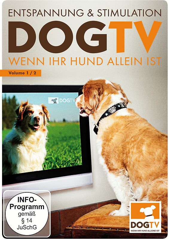 Dog TV - Wenn Ihr Hund allein Ist - Fernsehen für Hunde (Vol. 1/2: Entspannung & Stimulation) DVD