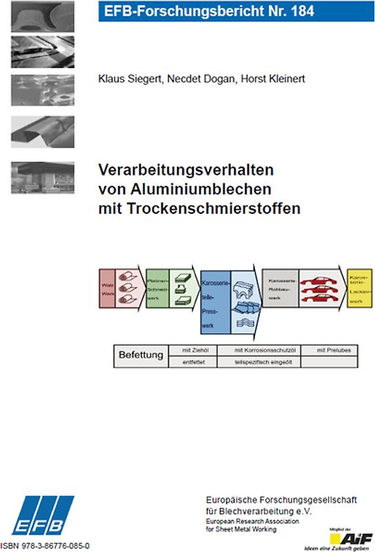 Verarbeitungsverhalten von Aluminiumblechen mit Trockenschmierstoffen