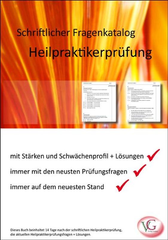 2012 Heilpraktiker schriftlicher Fragenkatalog immer mit der aktuellsten Prüfung