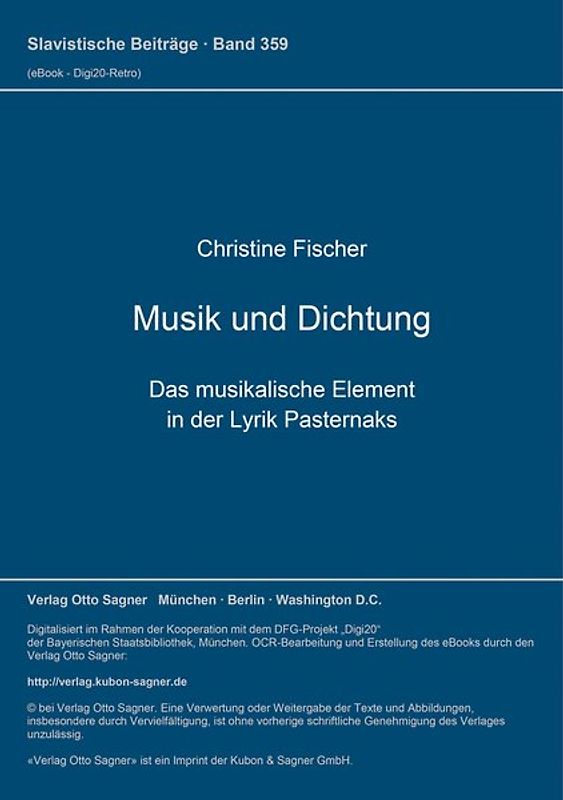 Musik und Dichtung