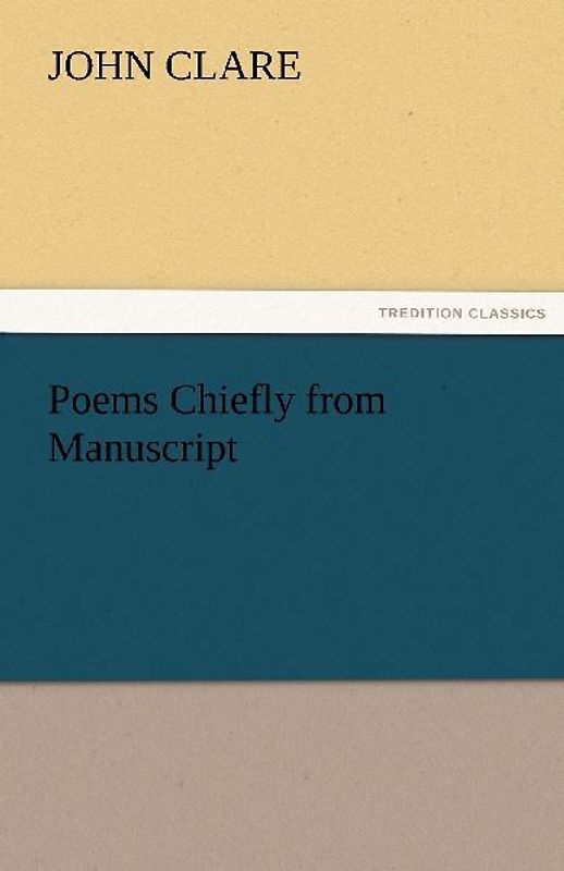 Poems Chiefly from Manuscript