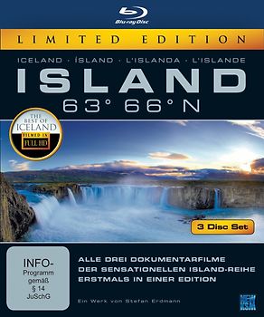 Island 63° 66° N - Eine phantastische Reise durch ein phantastisches Land  [Limited Edition] Blu-ray Disc