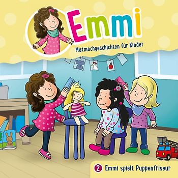 Emmi spielt Puppenfriseur