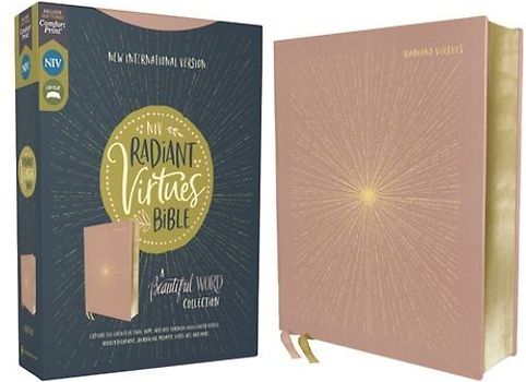 Niv, Radiant Virtues Bible: A Beautiful Word Collection, Cloth Over Board, Pink, Red Letter, Comfort Print