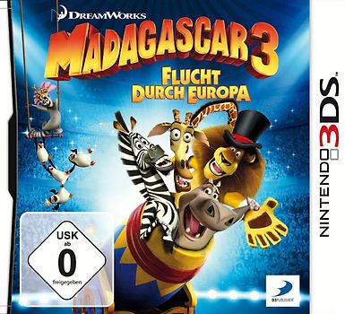 Madagascar 3: Flucht durch Europa Nintendo 3DS