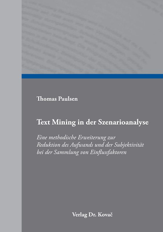 Text Mining in der Szenarioanalyse