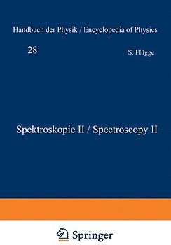 Spektroskopie II / Spectroscopy II