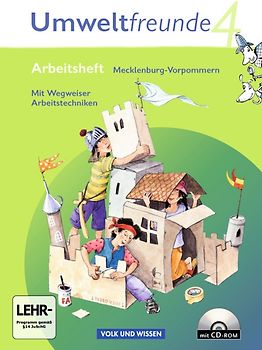 Umweltfreunde - Mecklenburg-Vorpommern - Ausgabe 2009 / 4. Schuljahr - Arbeitsheft mit CD-ROM und Einleger