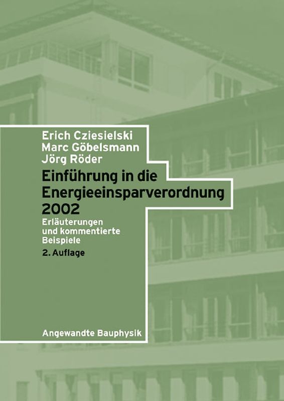 Einführung in die Energieeinsparverordnung 2002