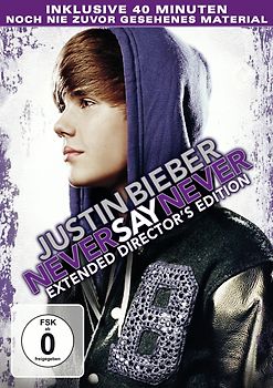 Jusitin Bieber - Never Say Never [Extended Director's Edition] DVD