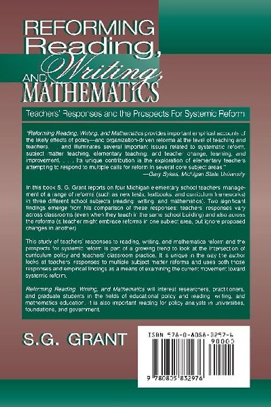 Reforming Reading, Writing, and Mathematics