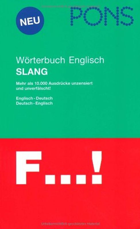 PONS Wörterbuch Englisch Slang