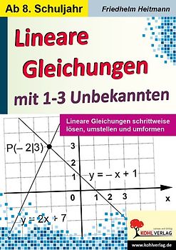 Lineare Gleichungen mit 1-3 Unbekannten / Step by Step