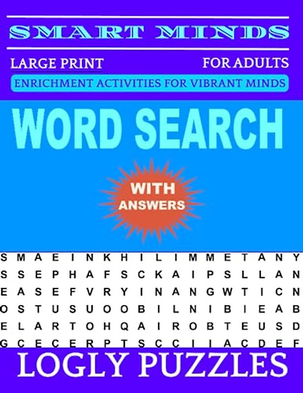 Word Search Book Large Print for Adults: 2400+ words New Fun and Relaxing Puzzles Book for Adults & Seniors with Answers Key