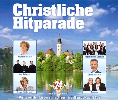 Various - Christliche Hitparade: Die schönsten Lieder aus Schlager & Volksmusik [5 CDs]